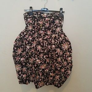 Floral mini dress or top